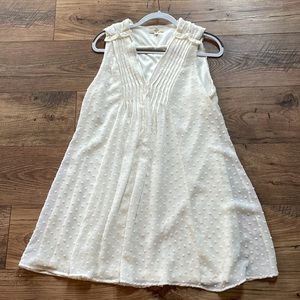 Cream Entro Pom-Pom Dress Size: Med